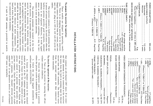 H-823K21 Ch= V-2243-4; Westinghouse El. & (ID = 1262701) Fernseh-E