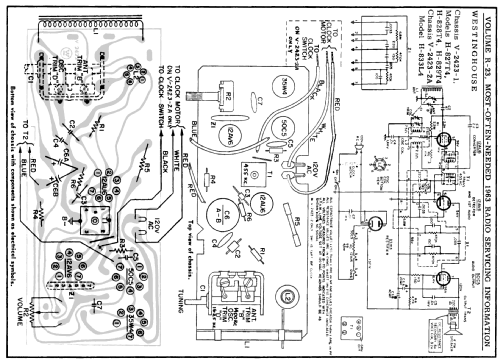 H-829T4 Ch= V-2423-1; Westinghouse El. & (ID = 175753) Radio