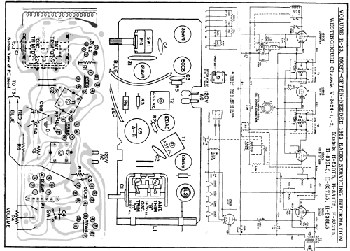 H-830T5 Ch= V-2424-1; Westinghouse El. & (ID = 175754) Radio