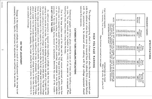 H-831KU21 Ch= V-2273-132; Westinghouse El. & (ID = 1283931) Television