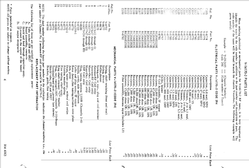 H-847KU21 Ch= V-2323; Westinghouse El. & (ID = 1332907) Television