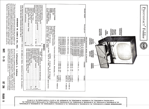 H-853K24ACh= V-2318-21; Westinghouse El. & (ID = 2662802) Television