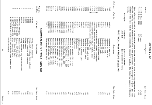 H-877TU24 Ch= V-2324; Westinghouse El. & (ID = 1341186) Television
