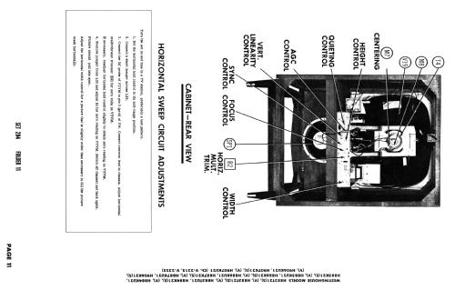 H-883TU21 Ch= V-2325-201; Westinghouse El. & (ID = 2656030) Télévision