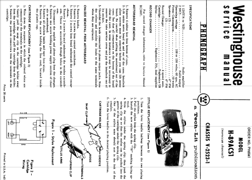 H-89ACS1 Ch= V-2523-1; Westinghouse El. & (ID = 1202416) Sonido-V