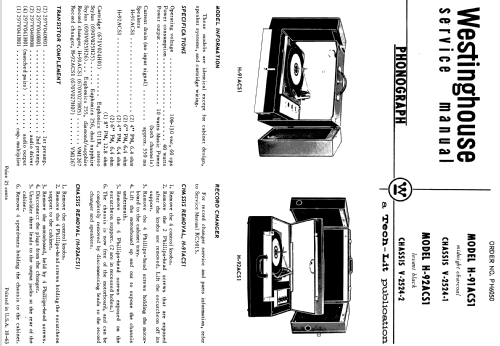 H-91ACS1 Ch= V-2524-1; Westinghouse El. & (ID = 1204344) Reg-Riprod