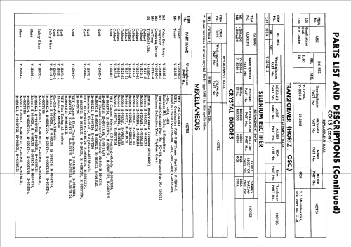 H-935TU21 Ch= V-2352-204; Westinghouse El. & (ID = 2165375) Television