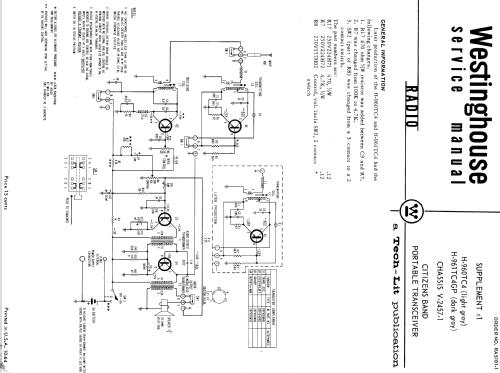 H-961TC4GP Ch= V-2457-1; Westinghouse El. & (ID = 1209714) Ciudadana