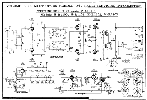 H-R1102 Ch= V-2509-1; Westinghouse El. & (ID = 186277) Radio