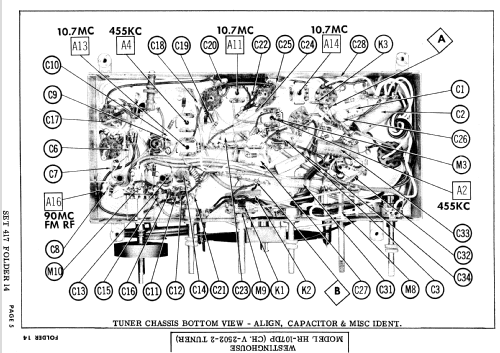HR-122DP Ch= V-2502-3 + V-2501-2; Westinghouse El. & (ID = 774601) Radio