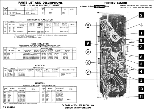 HS-135 Ch= V-2503-4; Westinghouse El. & (ID = 613229) Ampl/Mixer