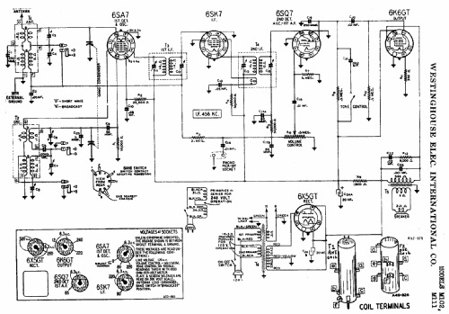 M102; Westinghouse El. & (ID = 1468239) Radio