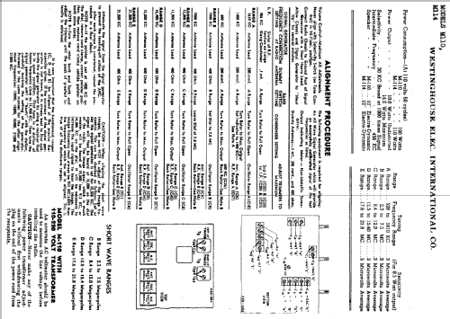 M110; Westinghouse El. & (ID = 584612) Radio