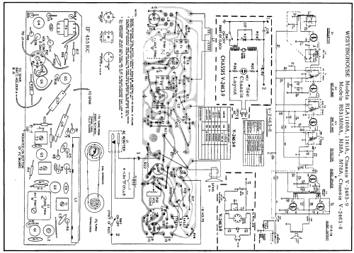 RLA1160A Ch= V-2463-9; Westinghouse El. & (ID = 209876) Radio