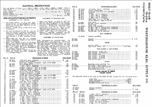 WR103; Westinghouse El. & (ID = 584382) Radio