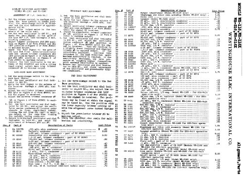 WR116X; Westinghouse El. & (ID = 574854) Radio