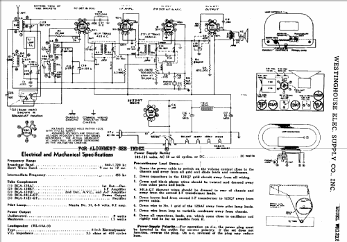 WR-12X8; Westinghouse El. & (ID = 584311) Radio