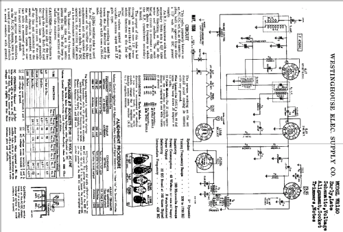 WR150; Westinghouse El. & (ID = 578177) Radio