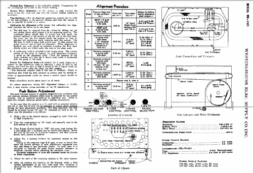 WR290; Westinghouse El. & (ID = 583050) Radio