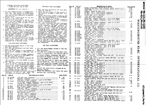WR316X; Westinghouse El. & (ID = 574856) Radio
