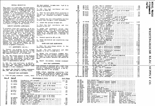 WR610; Westinghouse El. & (ID = 576970) Car Radio