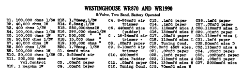 1990; Westinghouse brand, (ID = 784790) Radio