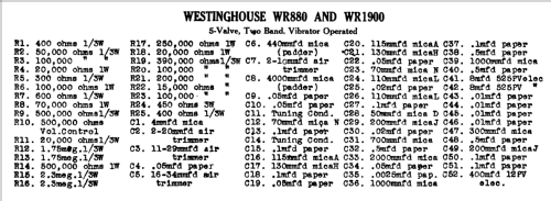 880; Westinghouse brand, (ID = 784812) Radio