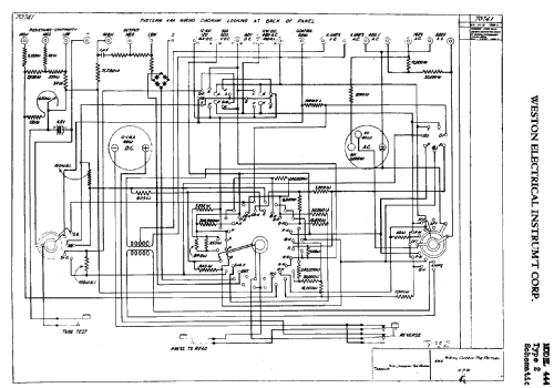 Pattern 444; Weston Electrical (ID = 793180) Equipment
