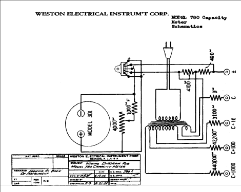 Capacity Meter 780; Weston Electrical (ID = 792520) Equipment