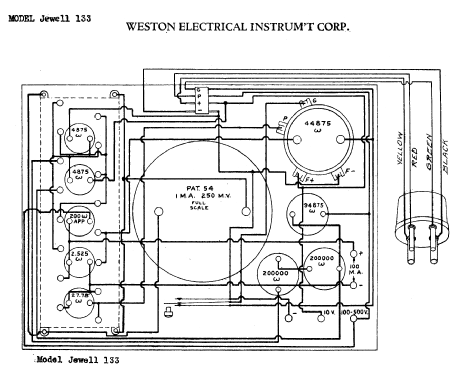 Jewell Set Analyzer Pattern 133; Weston Electrical (ID = 792798) Equipment