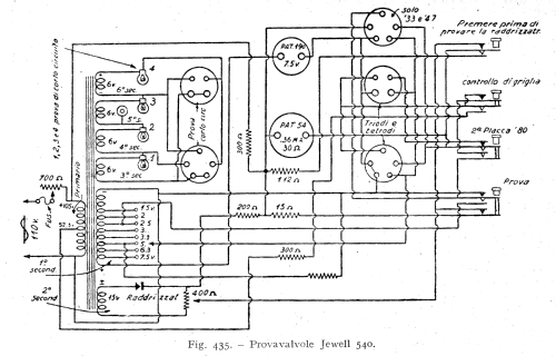 Jewell Tubechecker Pattern 540; Weston Electrical (ID = 2548960) Equipment