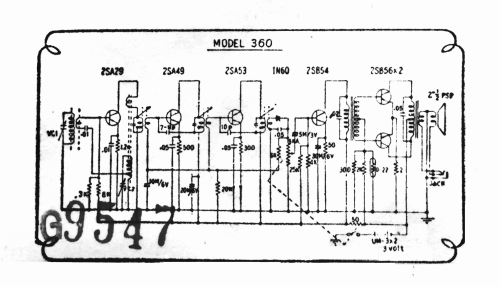 6-Transistor 360 ; Wilco Sanyo Electric (ID = 2126302) Radio