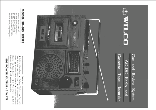 SK-506; Wilco Sanyo Electric (ID = 935000) Radio
