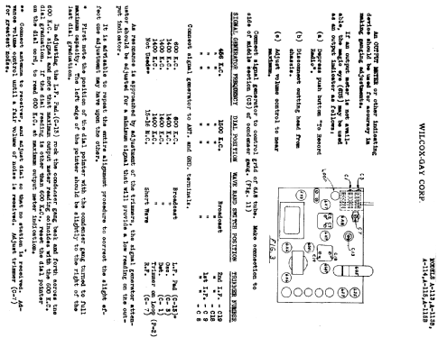 A-113 Recordio ; Wilcox-Gay Corp.; (ID = 698533) Radio