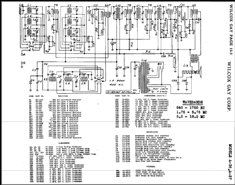 A37 ; Wilcox-Gay Corp.; (ID = 489244) Radio