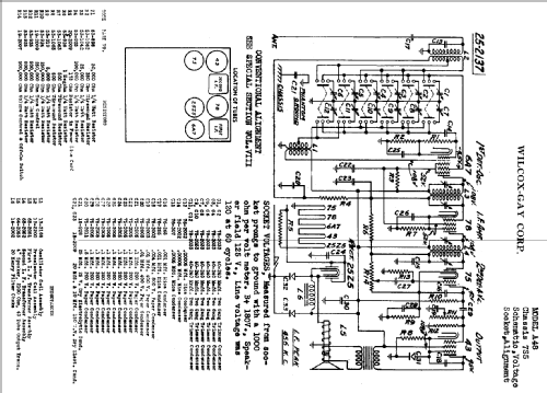 A48 Ch= 7S5; Wilcox-Gay Corp.; (ID = 697082) Radio