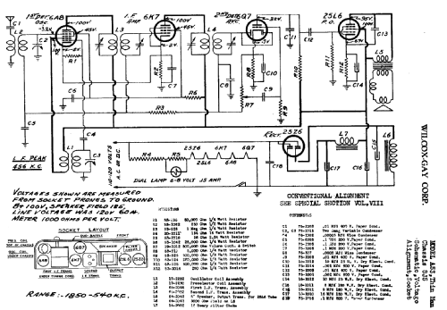 A53 Thin Man Ch= 8J5; Wilcox-Gay Corp.; (ID = 697507) Radio