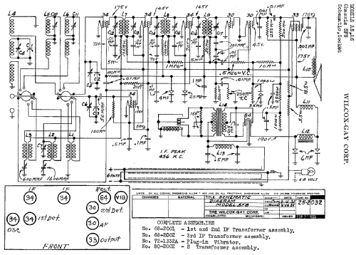 A5 Ch= 5F8; Wilcox-Gay Corp.; (ID = 697072) Radio