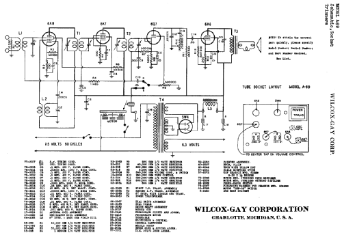 A69 ; Wilcox-Gay Corp.; (ID = 697523) Radio