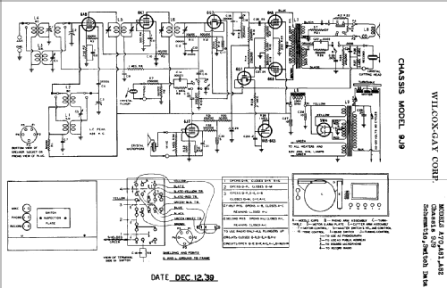 A81 Ch= 9J9; Wilcox-Gay Corp.; (ID = 697910) Radio