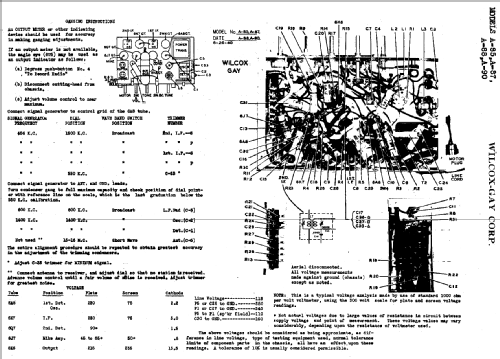 A90 ; Wilcox-Gay Corp.; (ID = 698102) Radio