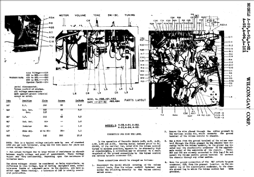 A92 ; Wilcox-Gay Corp.; (ID = 697477) Radio