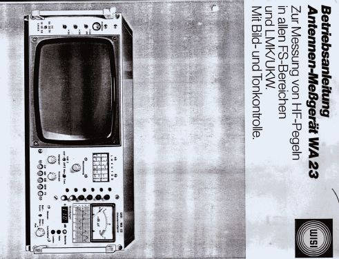 Antennen-Messgerät WA-23; Wisi Wilh. Sihn; (ID = 2104812) Equipment