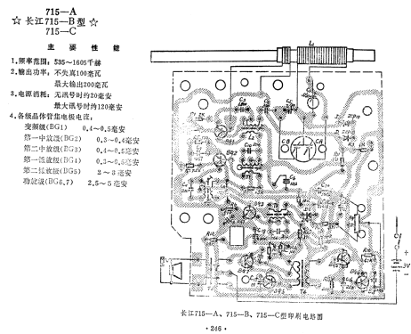 Changjiang 长江 715-C; Wuhan 武汉无线电厂 (ID = 819887) Radio