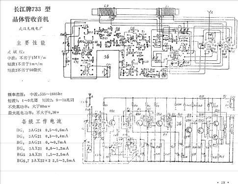 Changjiang 长江 733; Wuhan 武汉无线电厂 (ID = 799482) Radio