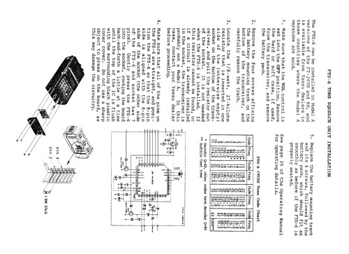 Tone Squelch Unit FTS-6; Yaesu-Musen Co. Ltd. (ID = 2547330) mod-past25