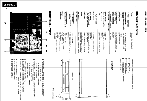 CDX-900; Yamaha Co.; (ID = 1027415) Enrég.-R