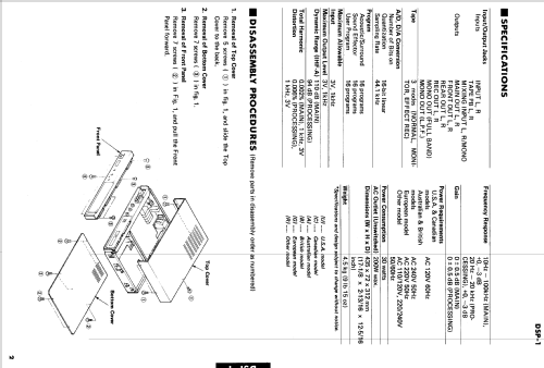 DSP-1; Yamaha Co.; (ID = 1015490) Ampl/Mixer