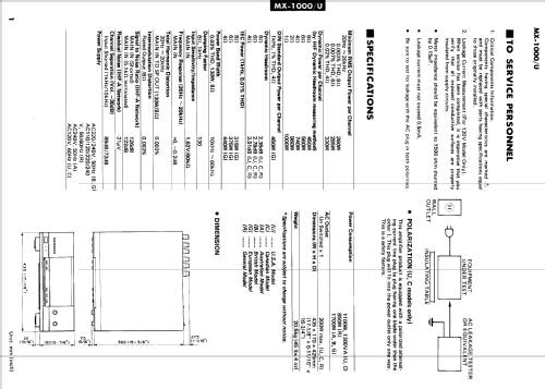 MX-1000; Yamaha Co.; (ID = 1032387) Ampl/Mixer