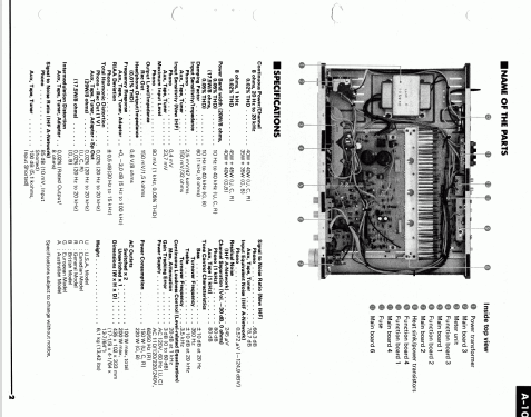 Natural Sound Stereo Amplifier A-10; Yamaha Co.; (ID = 1108045) Ampl/Mixer